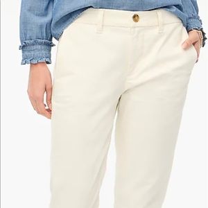JCrew Girlfriend chino pant NWT size 10